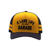 2LaneLife Garage - 5 Panel Mesh Trucker Hat